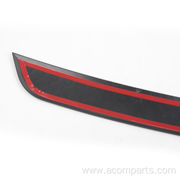 ABS Black Car Rear Bumper Plate Cover